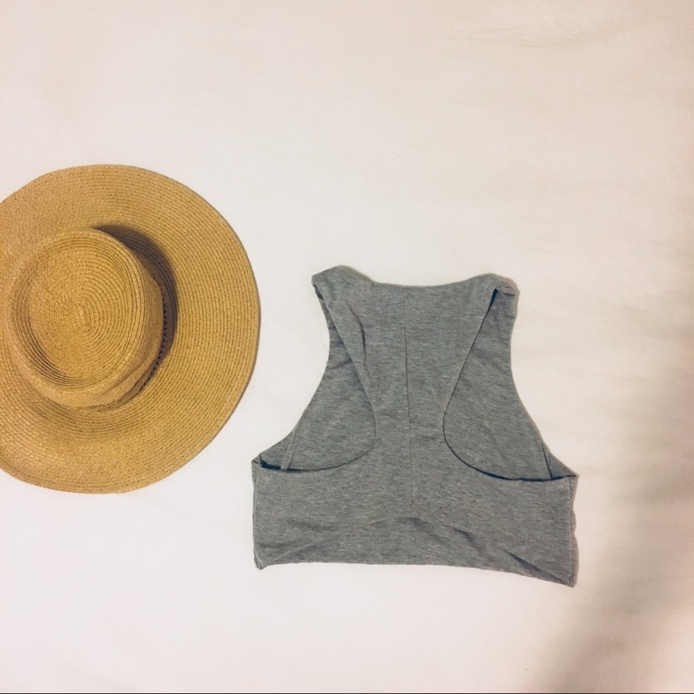 Light grey crop top - Picture 2 of 2